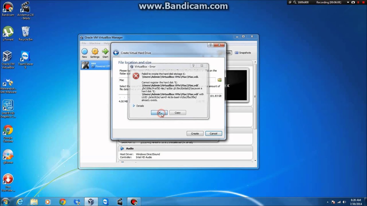virtualbox windows 10 mac